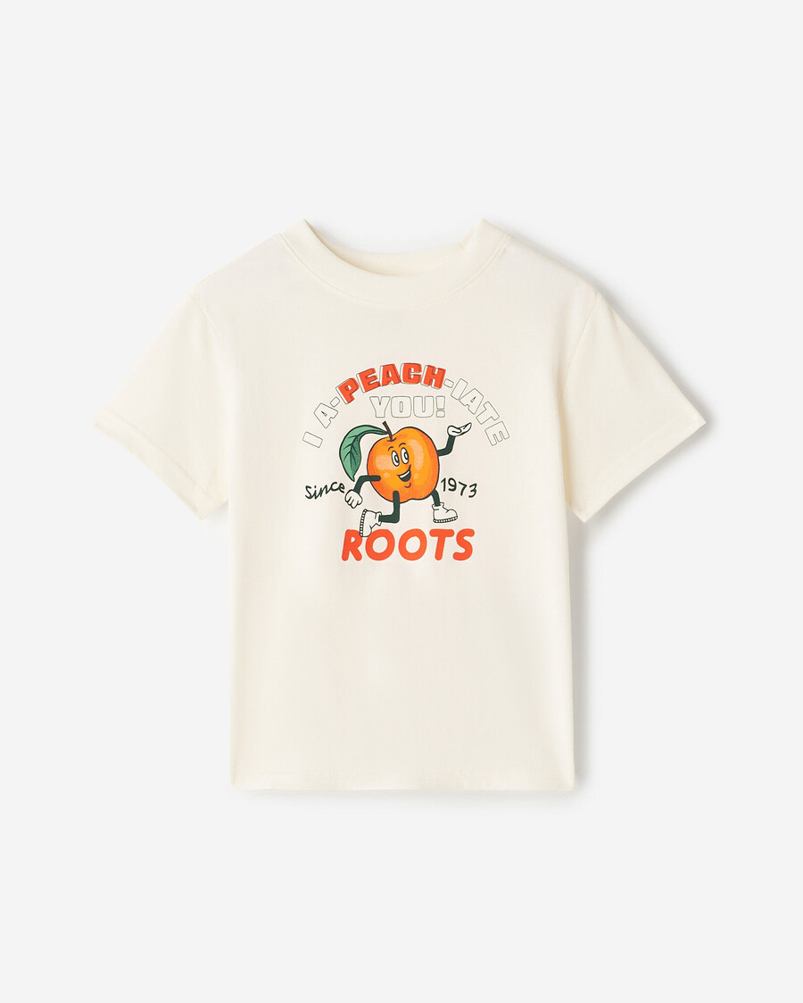 t-shirt med fruktmotiv för småbarn