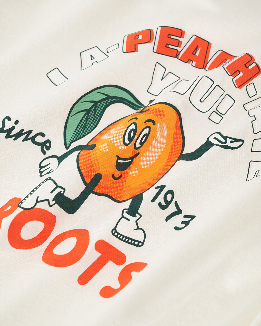 t-shirt med fruktmotiv för småbarn