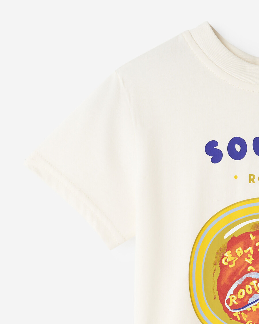t-shirt med matserie för småbarn