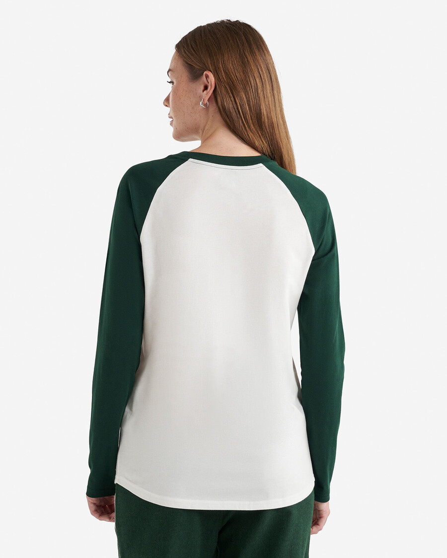 cooper rutig långärmad t-shirt dam