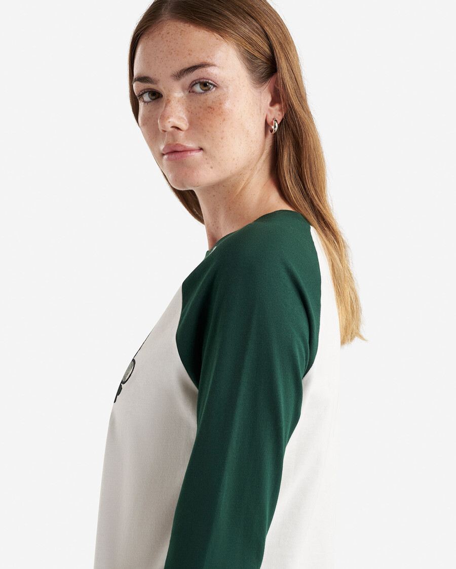 cooper rutig långärmad t-shirt dam