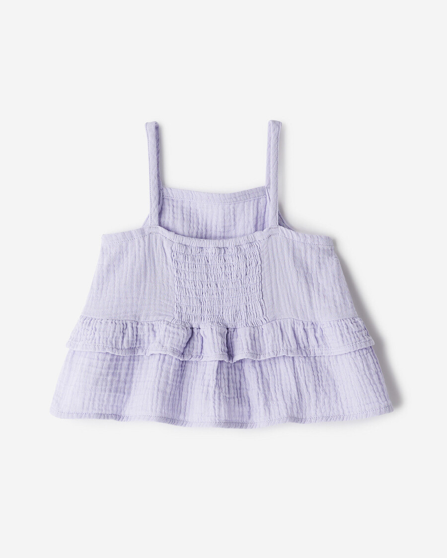 isla peplum-topp för småbarnsflickor
