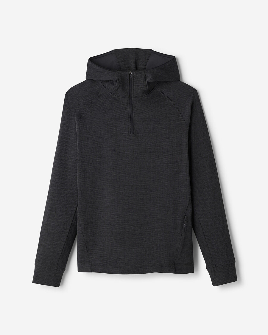 active texturerad halv dragkedja hoodie