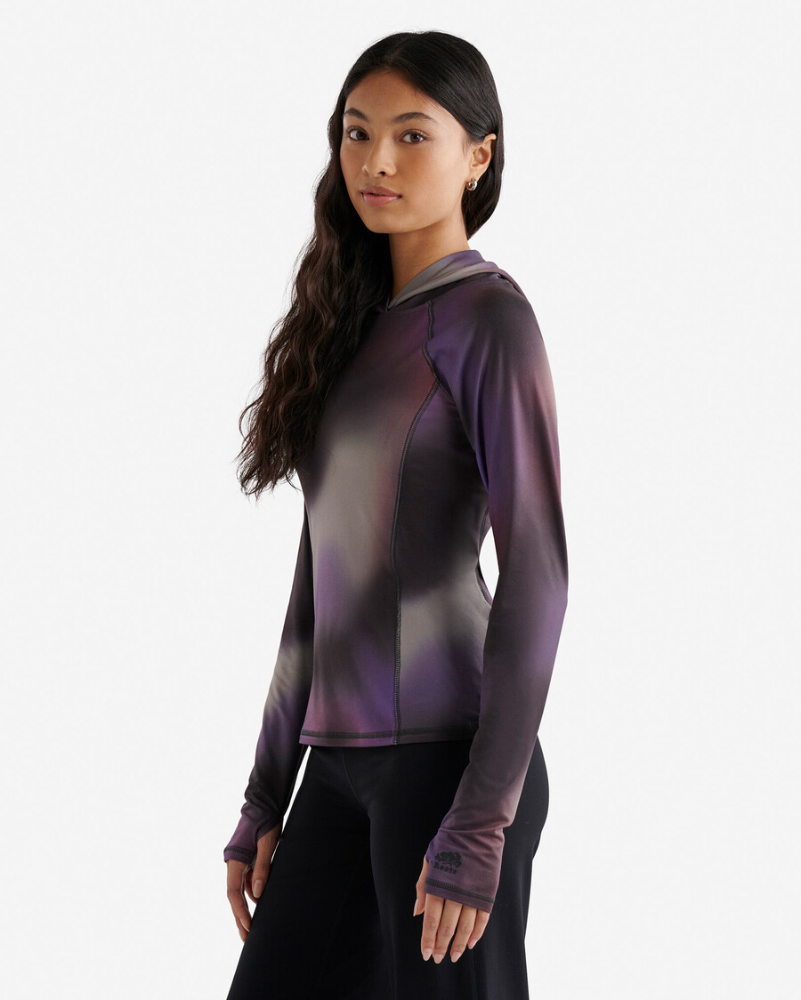renew hooded långärmad topp