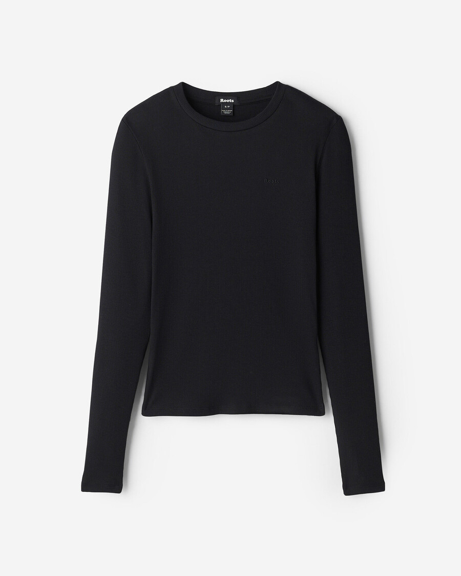 roam rib fit långärmad topp