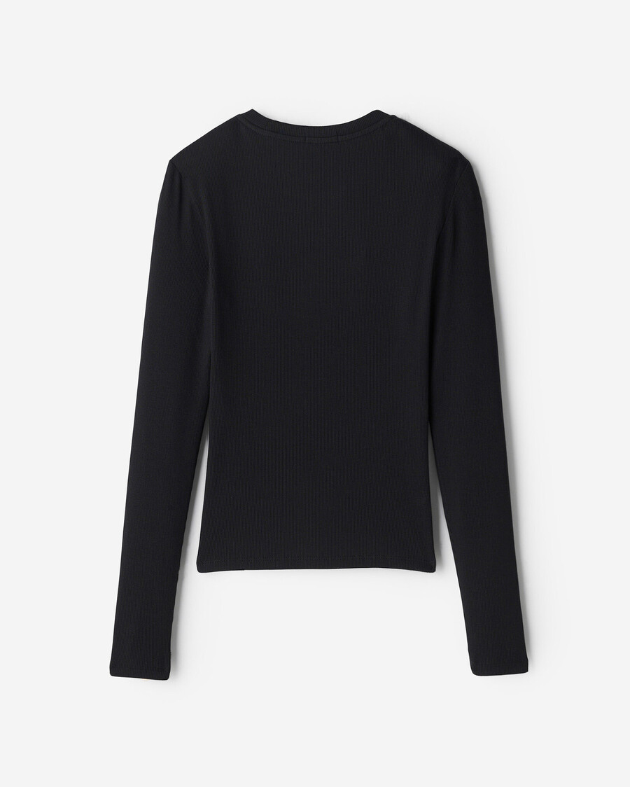 roam rib fit långärmad topp