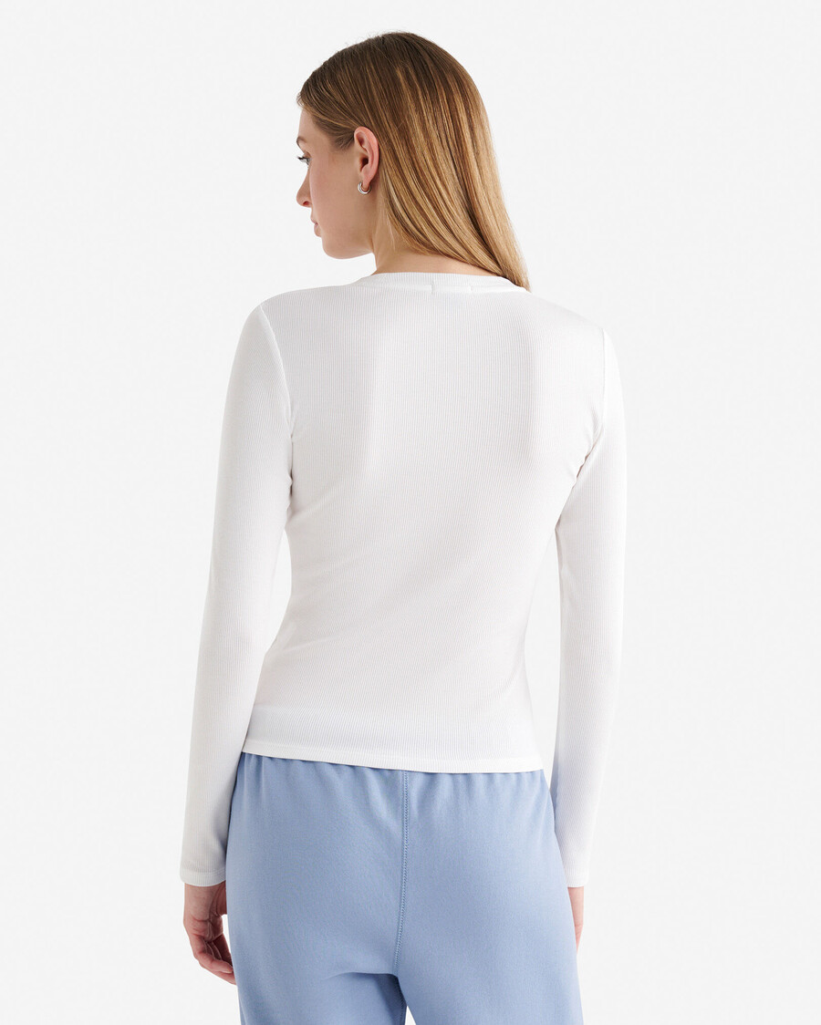 roam rib fit långärmad topp