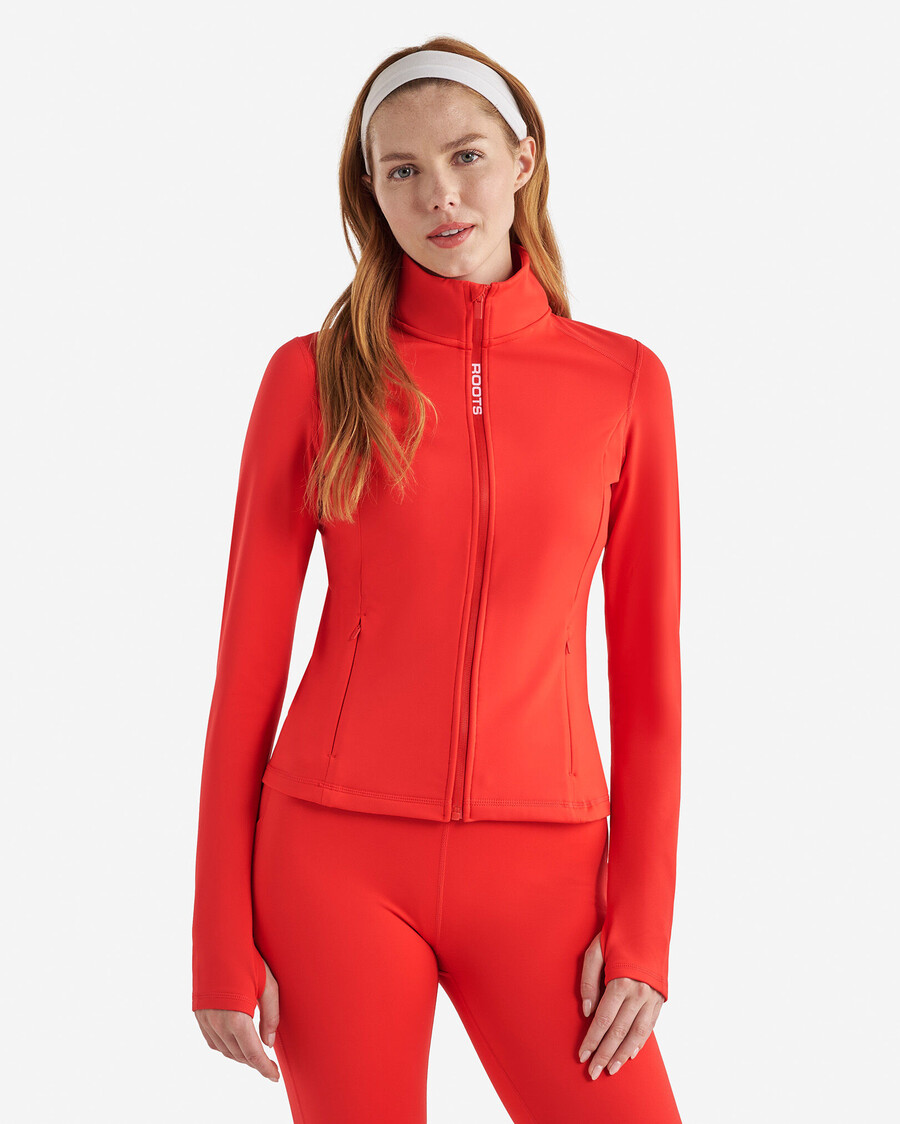active warm full zip jacket